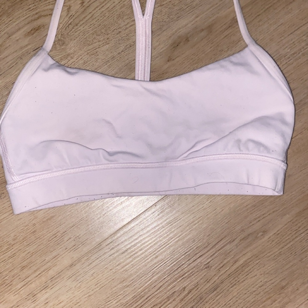 Women's White Sports Bra